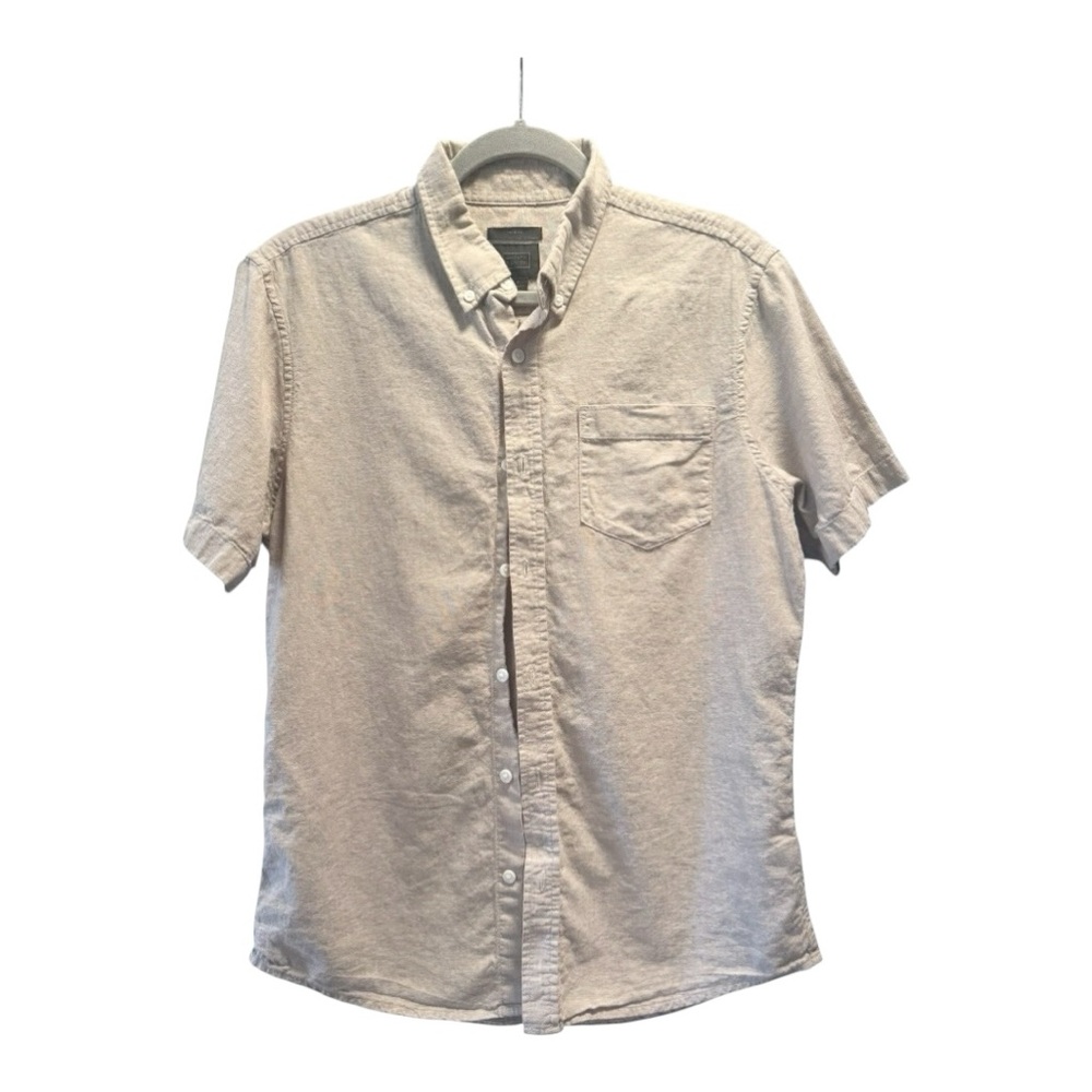 14th and Union Linen Cotton Button Down Medium